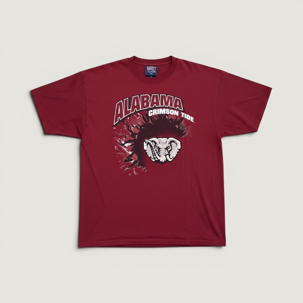 Alabama Crimson Tide Shirt Mens XL Red NCAA Football Varsity Classics Tee